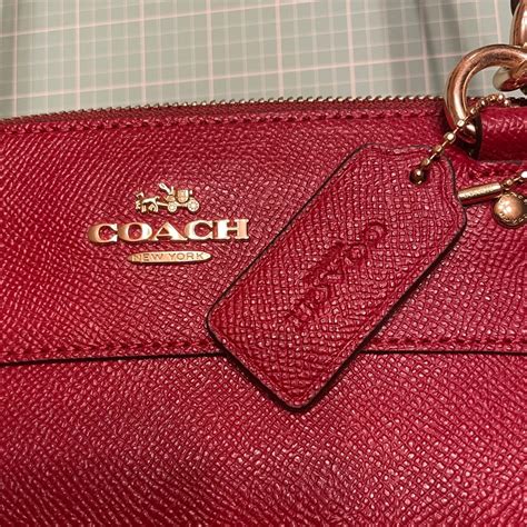 cherry red purse - cherry red coach purse.